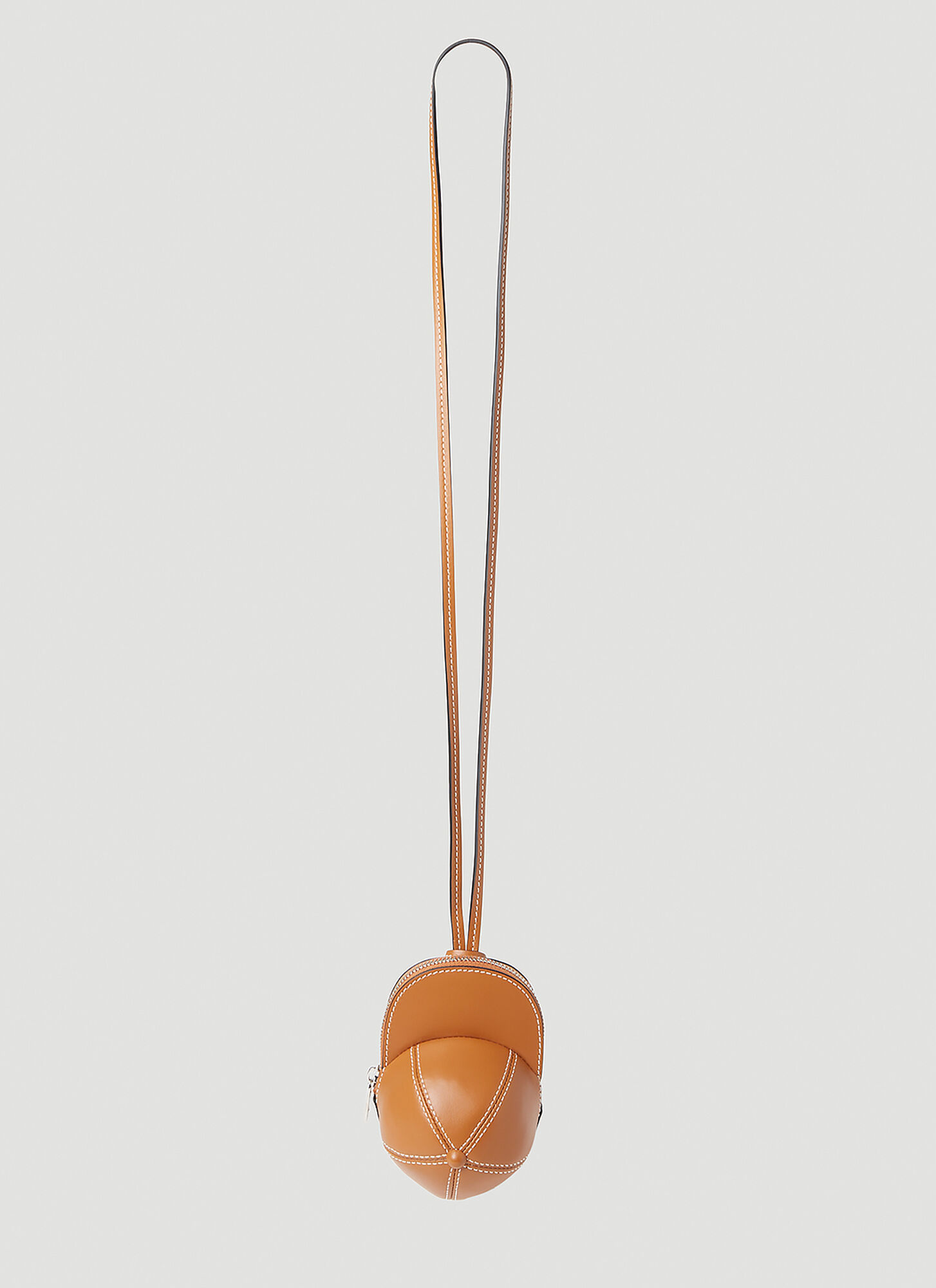 Shop Jw Anderson Nano Cap Bag In Brown