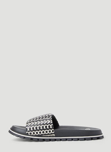 Marc Jacobs Monogram Slides Black mcj0251020