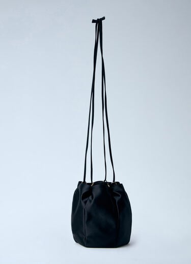 Prada Satin Mini Bucket Bag Black pra0264016