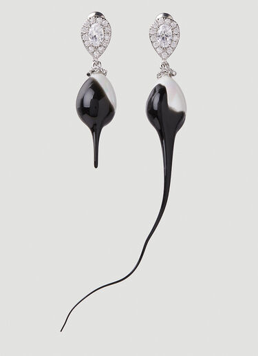 Pearl Dip Earrings Ottolinger Pearl Dip Earrings Black ott0250024