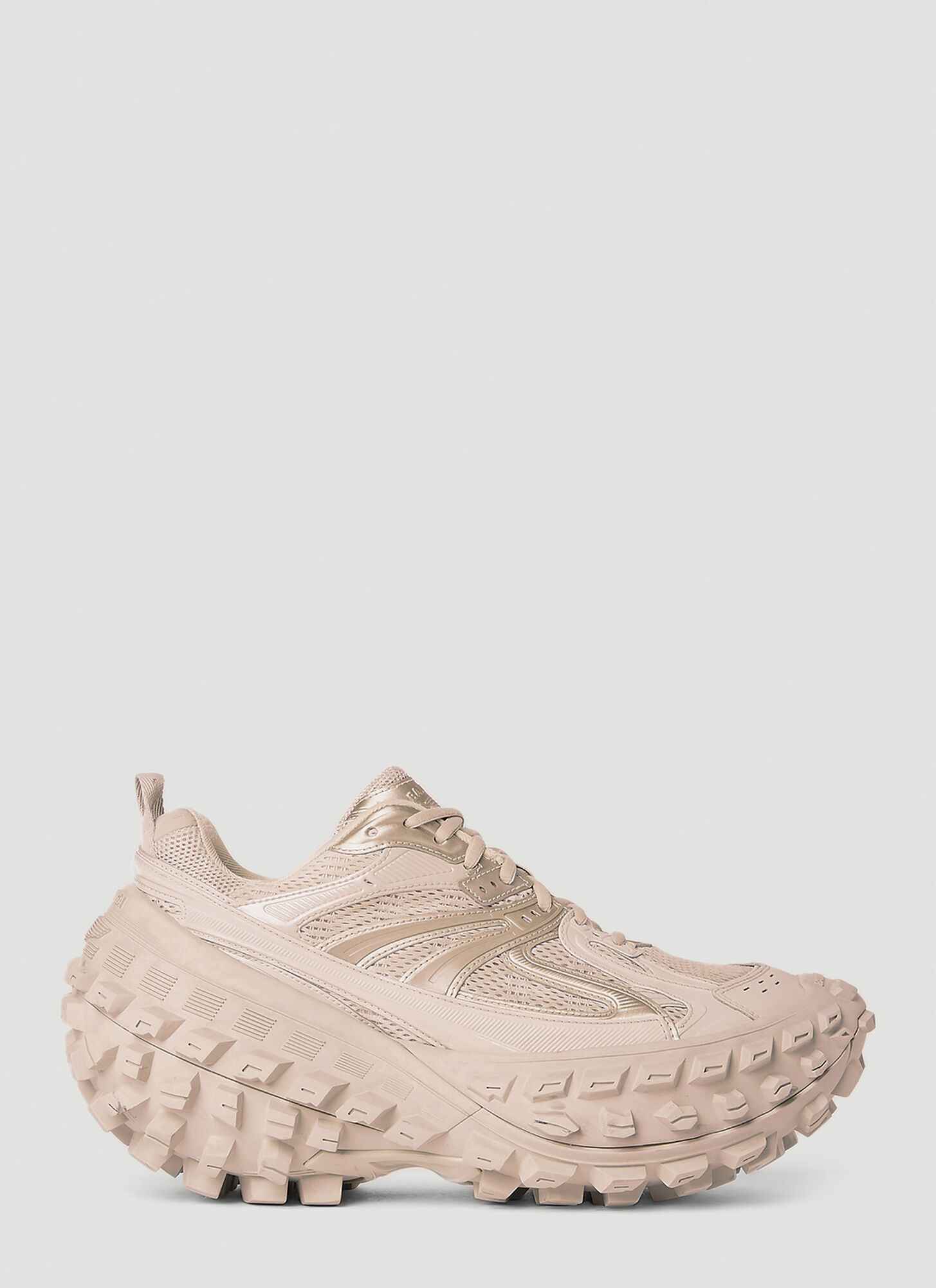 Shop Balenciaga Bouncer Sneakers In Beige