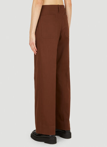 Wide Leg Pants Plan C Wide Leg Pants Brown plc0250018