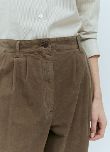 The Row Rufos Corduroy Pants Brown row0253020
