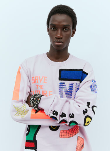 Walter Van Beirendonck 蛇纹手链 黑色 wlt0154027