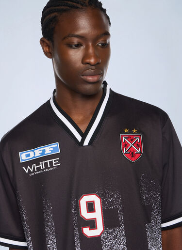 Big Off Gradient Soccer T-Shirt Off-White Big Off Gradient Soccer T-Shirt Black ofw0162039