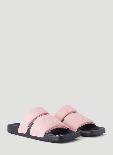 Acne Studios Face Rubber Sandals Pink acn0245030