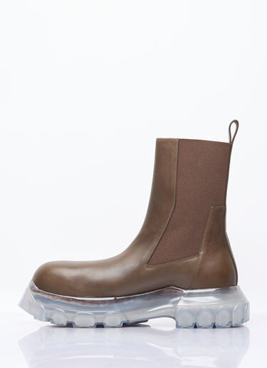 Rick Owens 비틀 보조 트랙터 부츠  브라운 ric0157018