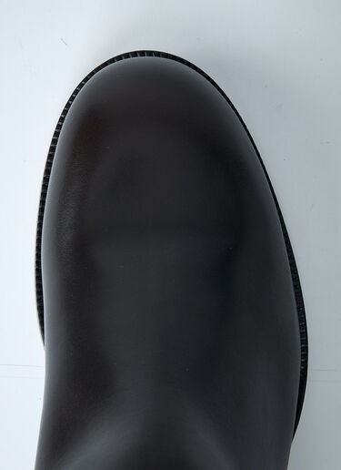 Leather Nobilis Boots The Row Leather Nobilis Boots Brown row0160018