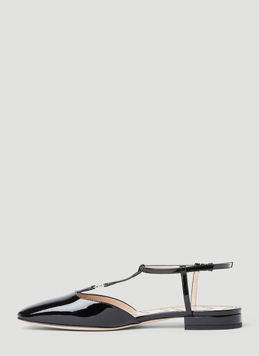 Gucci Double G Ballerina Flats Black guc0253091