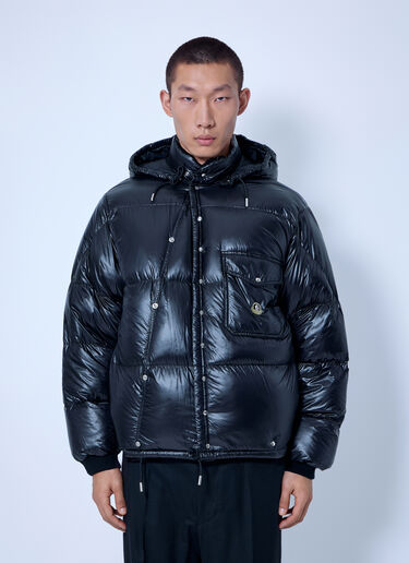 LN-CC® - Moncler RE/ICONS: Karakorum Hooded Short Down Jacket - Black Moncler RE/ICONS Karakorum Hooded Short Down Jacket Black mon0166063