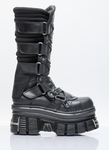 VETEMENTS Tower Boots Black vet0156013