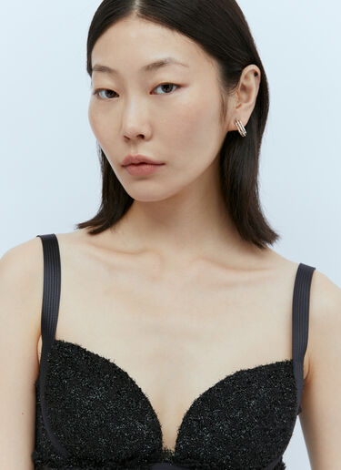 Tweed Bustier Top Versace Tweed Bustier Top Black vrs0253011