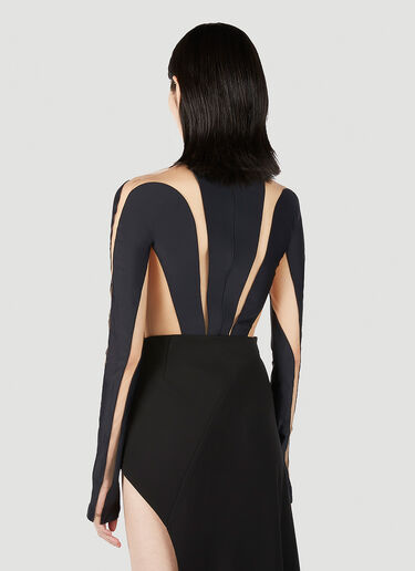 Cut Out Illusion Bodysuit Mugler Cut Out Illusion Bodysuit Black mug0251035