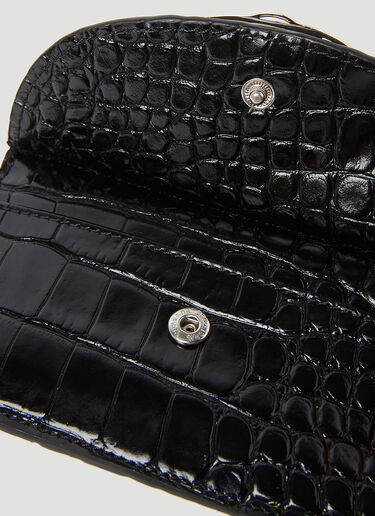 Vivienne Westwood 半月形卡包 黑色 vvw0253036