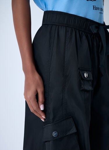 GANNI Logo Motif Track Pants Black gan0263033