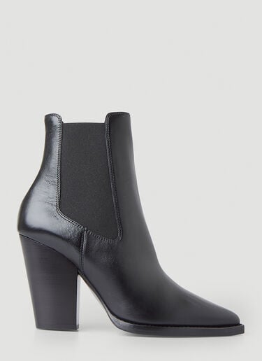 Saint Laurent Theo Ankle Boots Black sla0249081