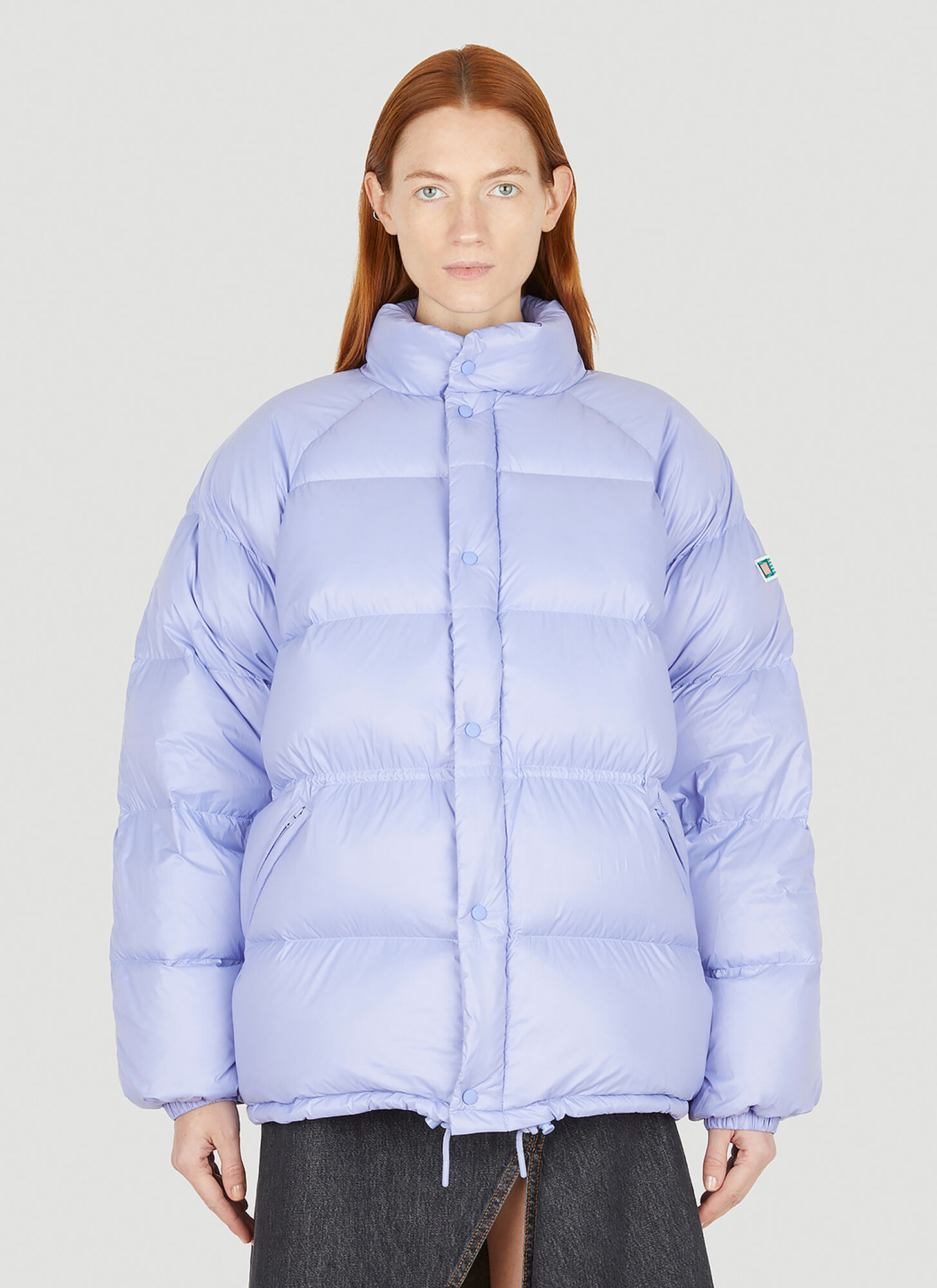 Shop Rodebjer Maurice Puffer Jacket In Lilac