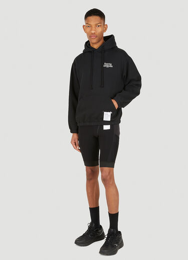 Satisfy Logo Hooded Sweatshirt Black sat0147007