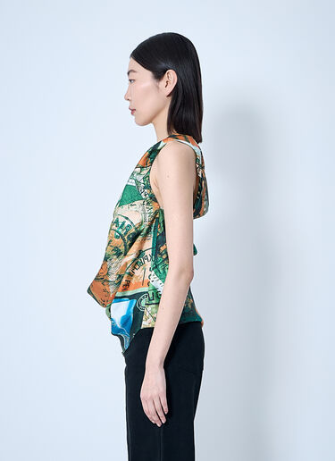 Kiko Kostadinov Markarian Blouse Orange kko0260005