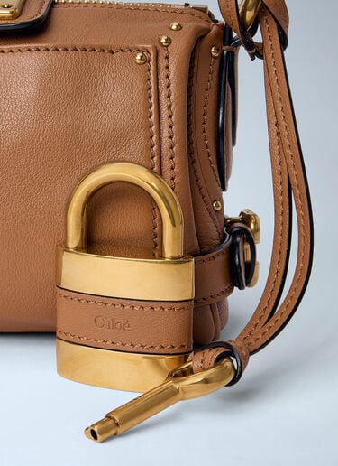 Chloé Small Paddington Chain Shoulder Bag Brown chl0262054