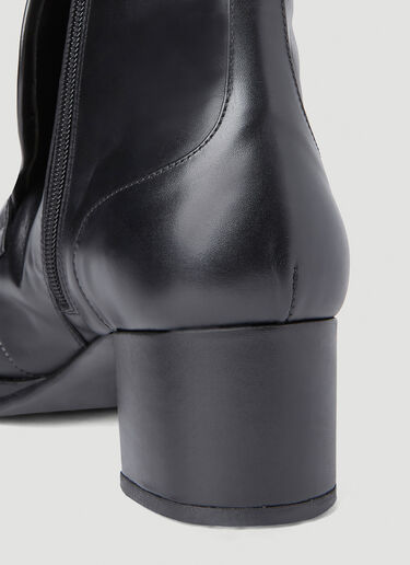 Walter Van Beirendonck Love 高跟靴 黑色 wlt0152019
