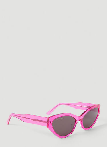 Balenciaga Flat Cat Eye Sunglasses Pink bcs0253003