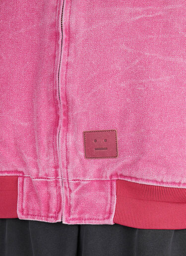 Acne Studios Denim Bomber Jacket Pink acn0251028