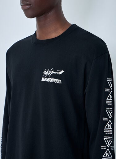 Yohji Yamamoto x Neighborhood Long-Sleeve T-Shirt Black yoy0164015