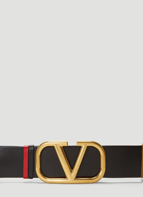 Valentino Reversible VLogo Belt Black val0248017