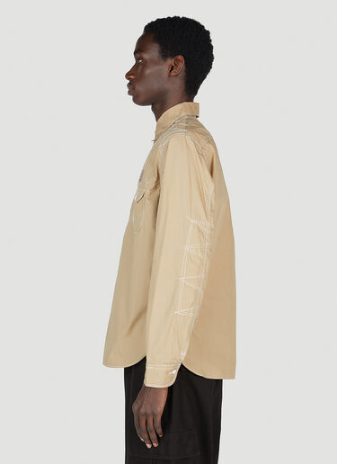 Junya Watanabe x Carhartt Asymmetric Shirt Beige jwc0152001