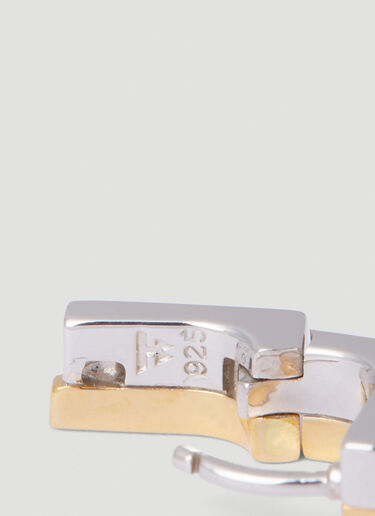 Step Huggies Duo Earrings Tom Wood Step Huggies Duo Earrings Silver tmw0351016