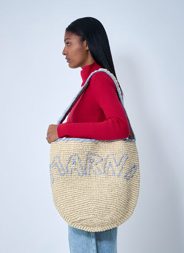 Medium Hobo Shoulder Bag Marni Medium Hobo Shoulder Bag Natural mni0261020