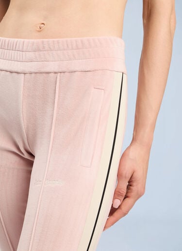 Palm Angels Logo Flare Chenille Track Pants Pink pma0264232