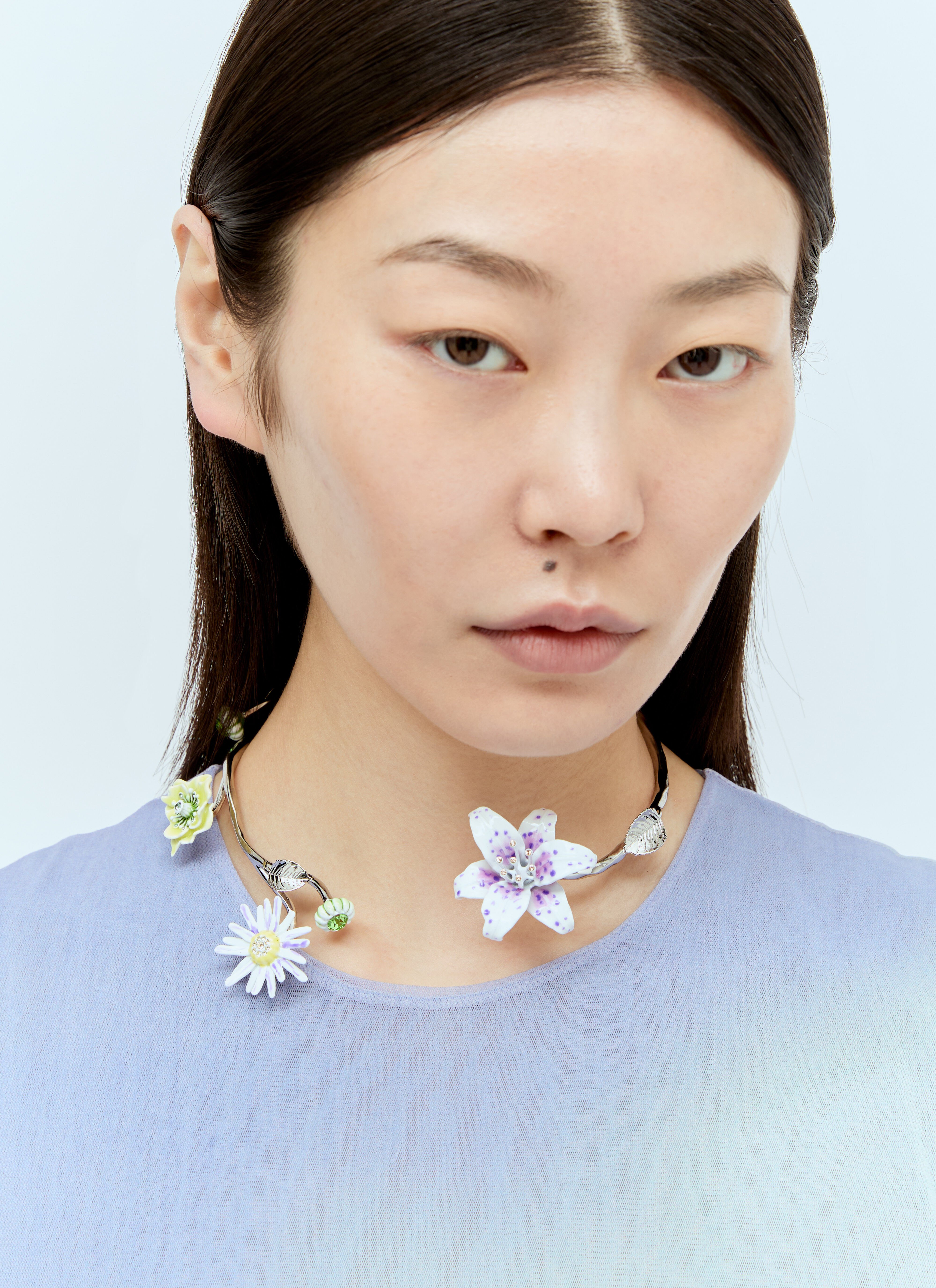 Acne Studios Flower Choker en Silver pour femme | LN-CC®