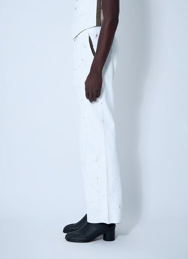 MM6 Maison Margiela Painted Pants White mmm0160004