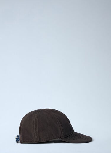 LN-CC® - Miu Miu: Denim Baseball Cap - Brown Miu Miu Denim Baseball Cap Brown miu0165016