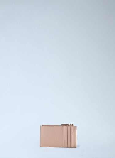 LN-CC® - Prada: Saffiano Card Holder - Pink Prada Saffiano Card Holder Pink pra0263022