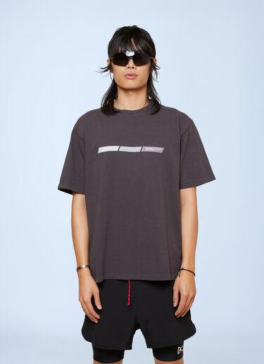 Logo Motif T-Shirt District Vision x Massimo Osti Logo Motif T-Shirt Black dtm0163004