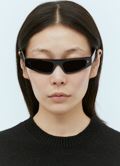 Ray-Ban キャットアイフレームサングラス ブラウン lrb0353013