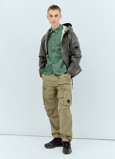 C.P. Company Ripstop Loose Cargo Pants Khaki pco0156008