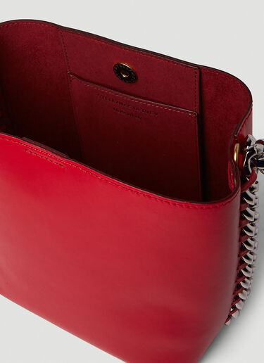 Stella McCartney Frayme Bucket Shoulder Bag Red stm0251031