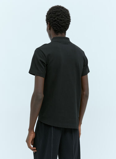 Comme des Garçons SHIRT x Lacoste Logo Patch Polo Shirt Black cdg0154005
