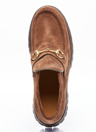 Gucci Horsebit Ankle Boots Brown guc0254026
