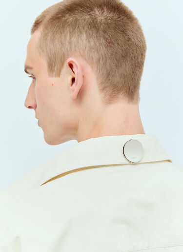 Jil Sander 레이어드 포플린 셔츠 크림 jil0156001