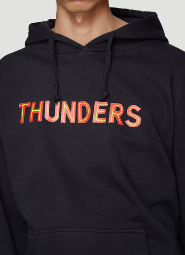 Mr. Thunders Hooded Logo Sweatshirt Black mrt0135002