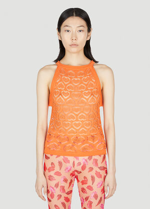 Marco Rambaldi Heart Tank Top Orange mra0252003