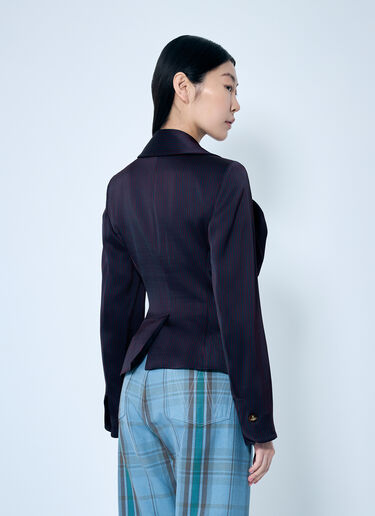Vivienne Westwood Drunken Tailored Blazer Purple vvw0259030