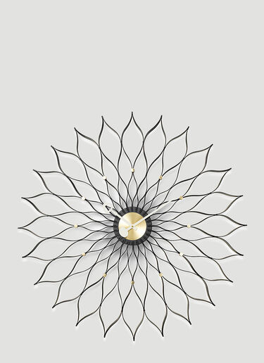 Sunflower Clock Vitra Sunflower Clock Black wps0670048
