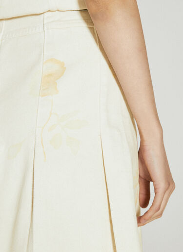 Pleated Wrap Skirt Our Legacy Pleated Wrap Skirt Beige our0255008