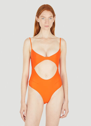 Jacquemus Le Maillot Aranja Swimsuit Orange jac0248037